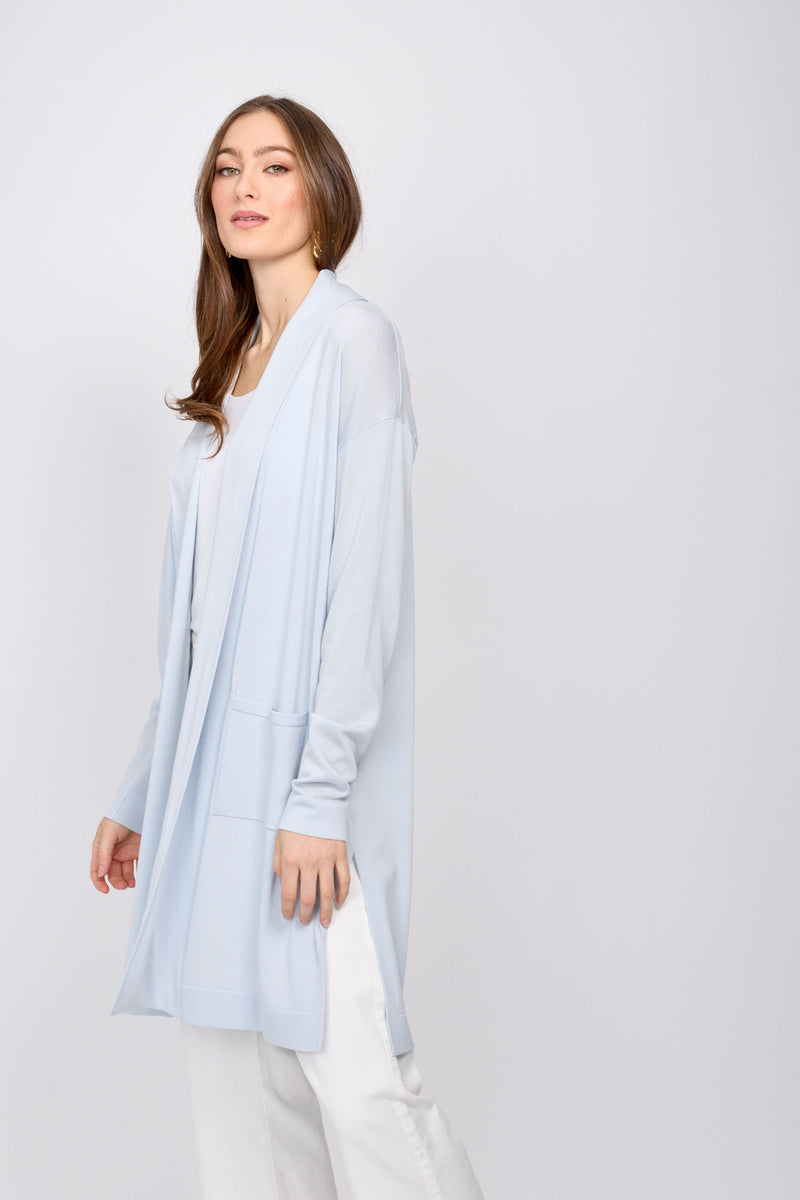 Katherine Open Cardigan | Soft Blue - FINAL SALE