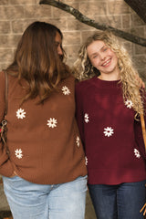 Daisy Sweater | Merlot