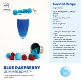 Cocktail Bombs | Blue Raspberry Glimmer