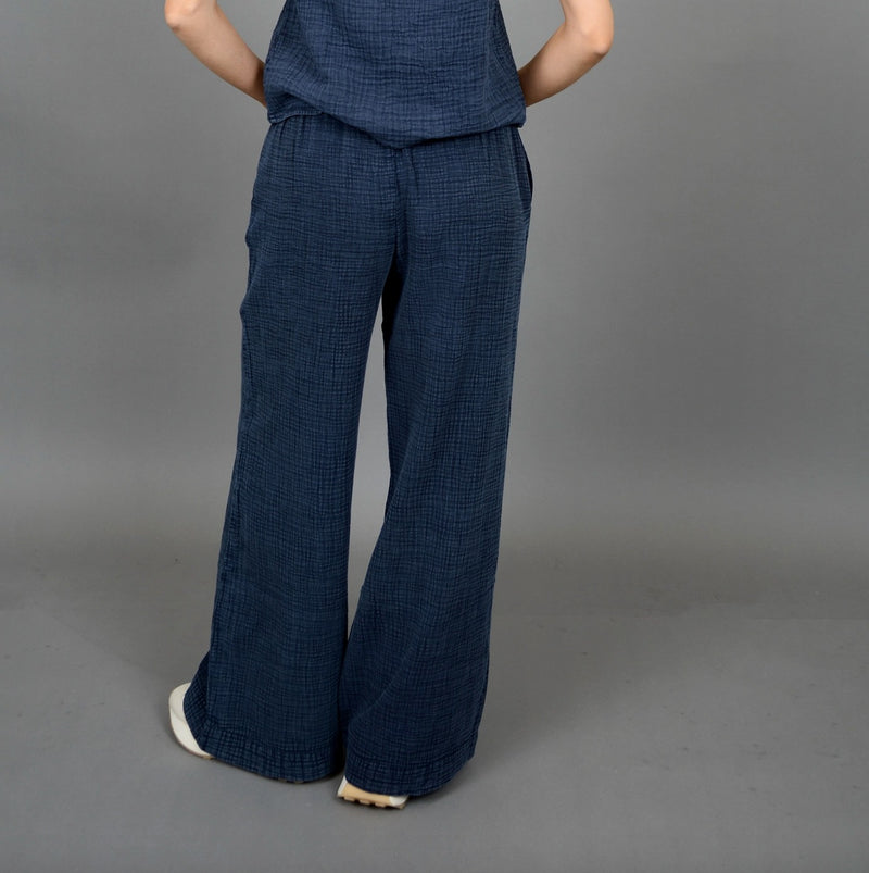 Anokia Gauze Pants | Ink - FINAL SALE