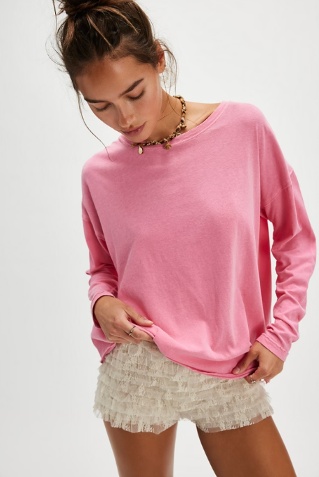 Nina Long Sleeve Tee | Flowering Ginger