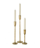 Gold Luna Forged Candlestick | Medium