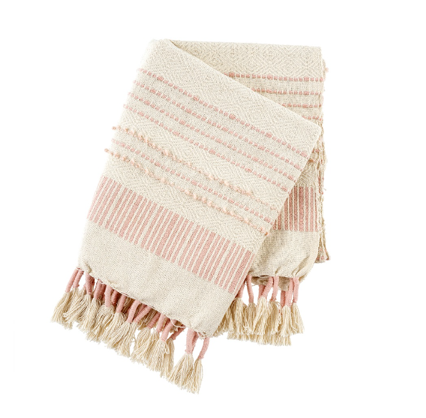 Beach House Throw | Rose