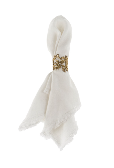 Winterberry Brass Napkin Ring