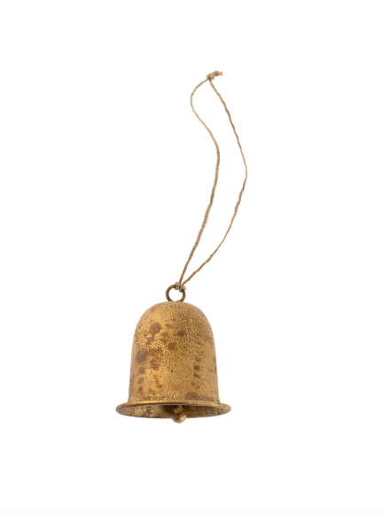 Vintage Gold Enameled Bell | Small