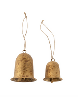 Vintage Gold Enameled Bell | Small