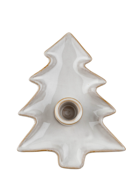 Tree Candle Holder | White