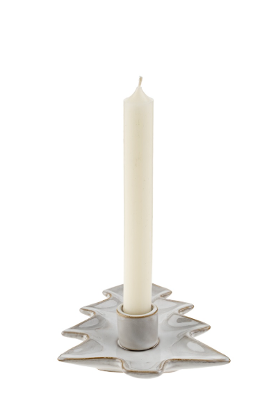 Tree Candle Holder | White