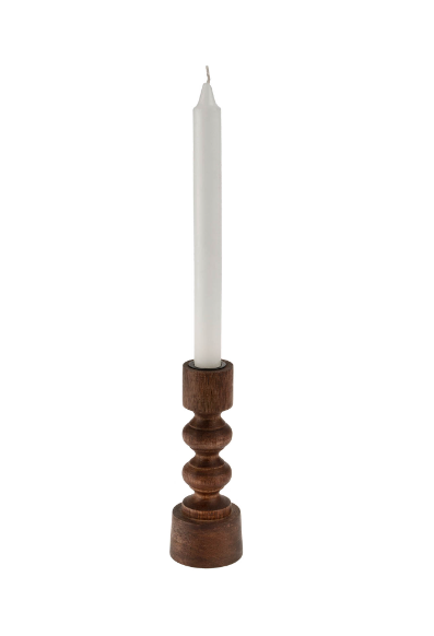 Woodspun Candle Holder | Small