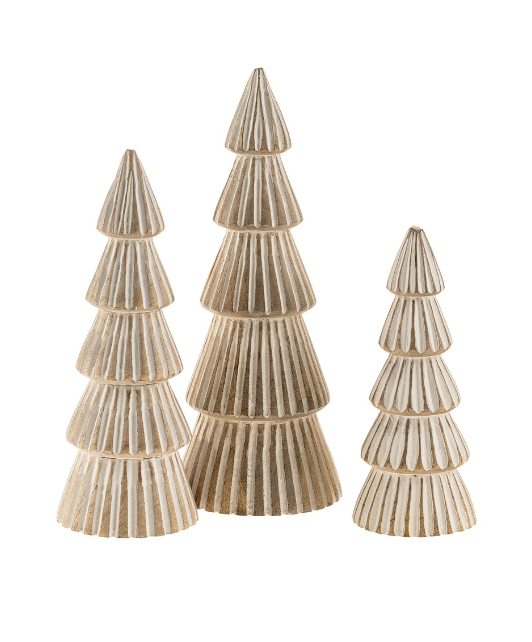 Carved Whitewash Tree | Small