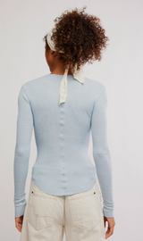 Going Places Cardi | Pearl Blue