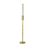 Gold Luna Forged Candlestick | Large