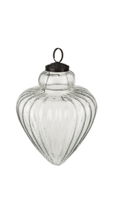 Clear Teardrop Ornament | Small