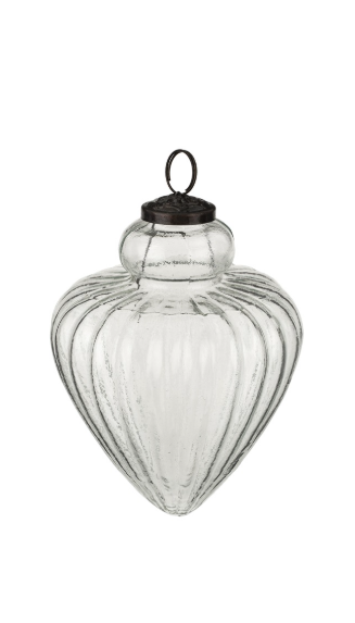 Clear Teardrop Ornament | Small