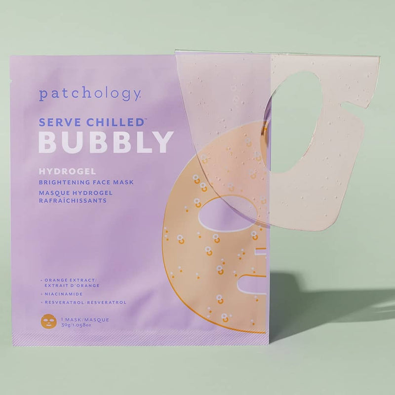 Serve Chilled Bubbly Brightening Hydrogel Mask