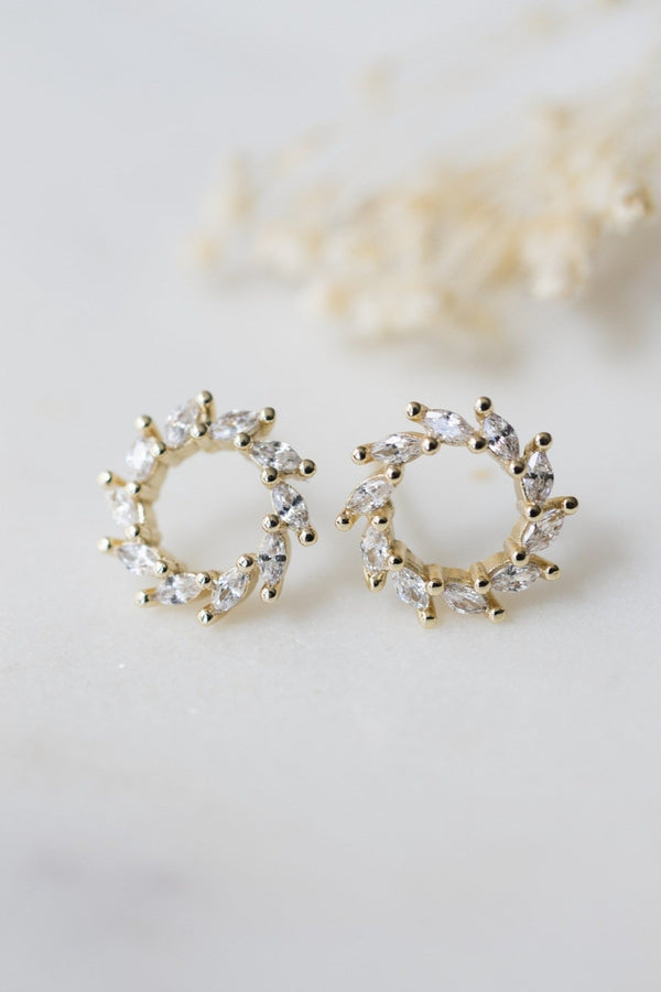 Solara Studs | Gold