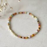 Sorbet Bracelet | Gold/Rainbow Tourmaline