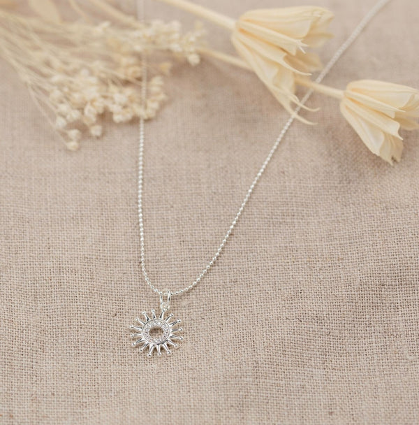 Sparkle Burst Necklace | Silver