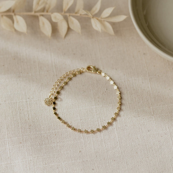 Stars Chain Bracelet | Gold