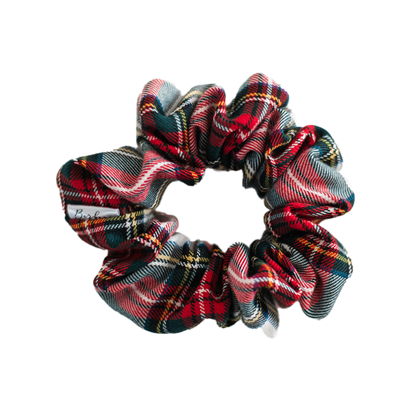 Barbays Scrunchie | Stewart White Tartan