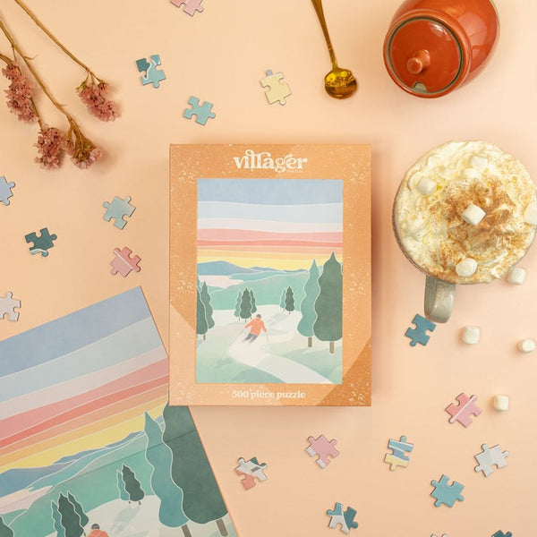 Sunset Ski Puzzle | 500 Piece
