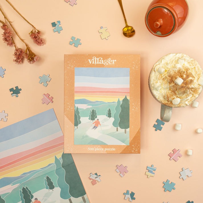 Sunset Ski Puzzle | 500 Piece