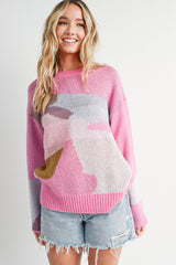 Kristen Sweater | Hot Pink