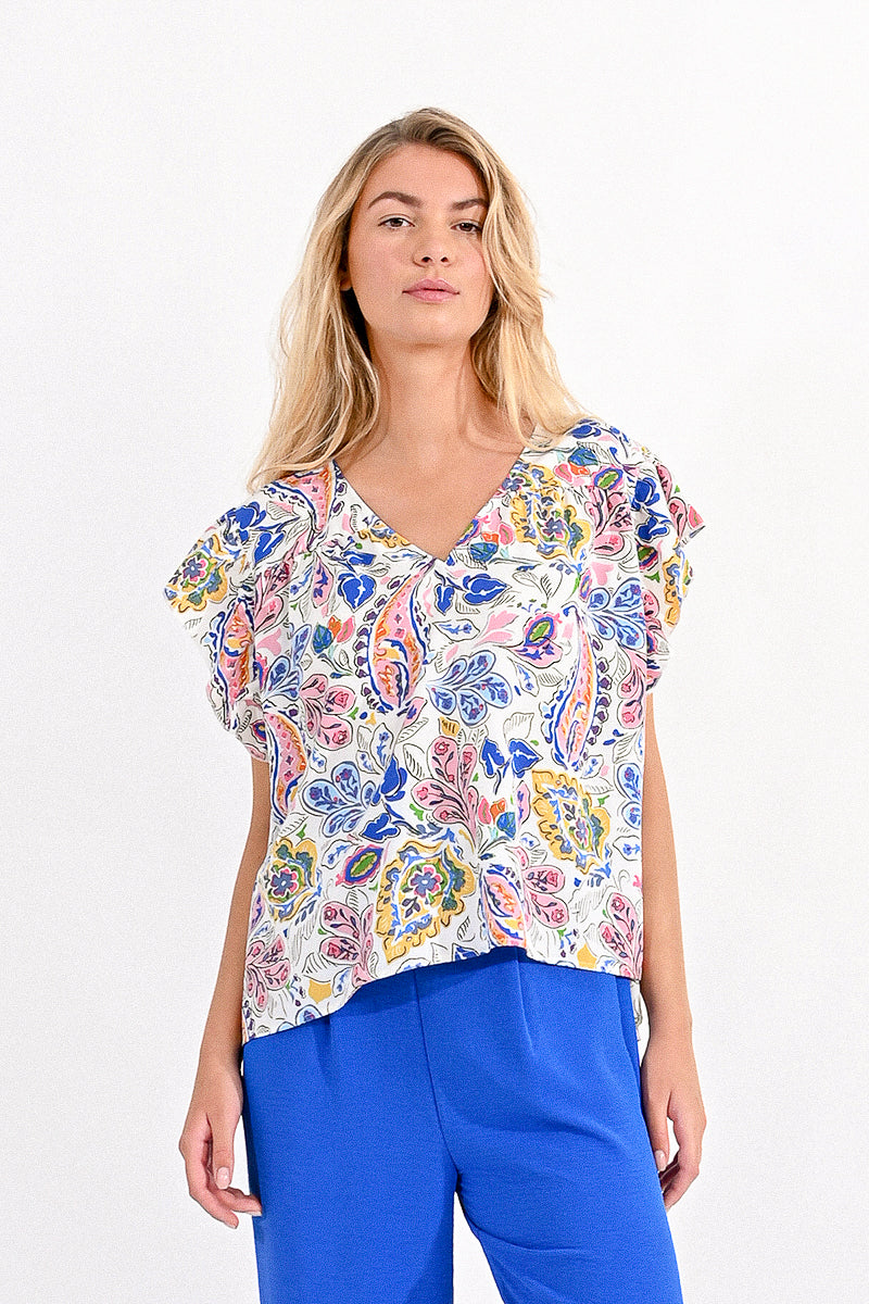 Nerissa Top | Floral - FINAL SALE