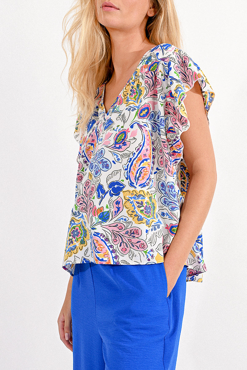 Nerissa Top | Floral - FINAL SALE