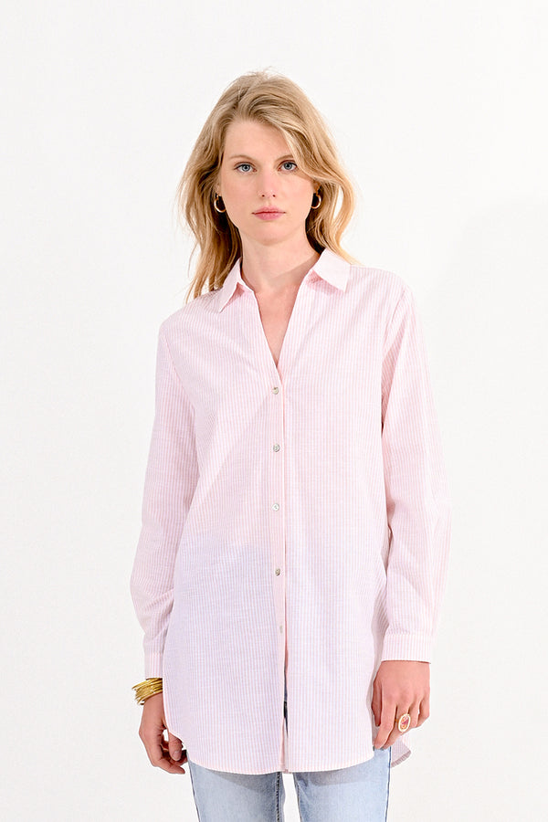 Sela Tunic | Pink Stripe