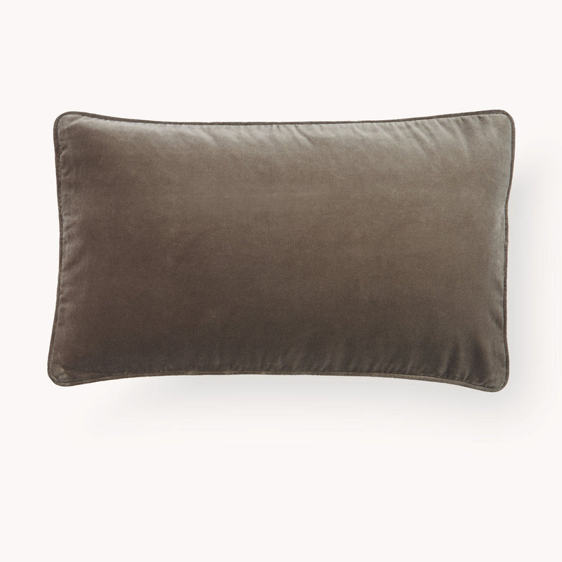 Velvet Cushion 14"x24" | Truffle