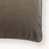 Velvet Cushion 14"x24" | Truffle