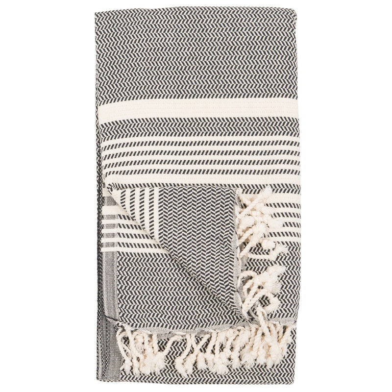 Hasir Turkish Towel | Carbon