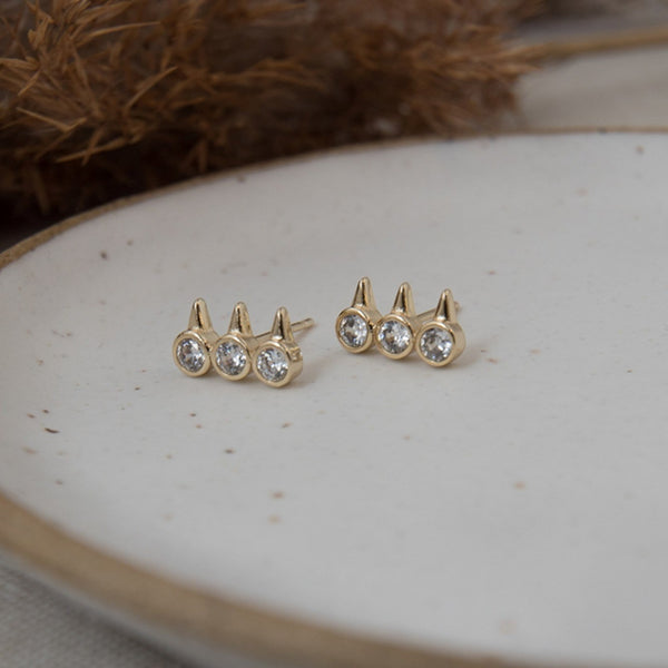 Temptress Studs | Gold