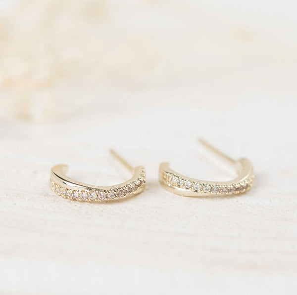 Tiny Dancer Hoops | Gold