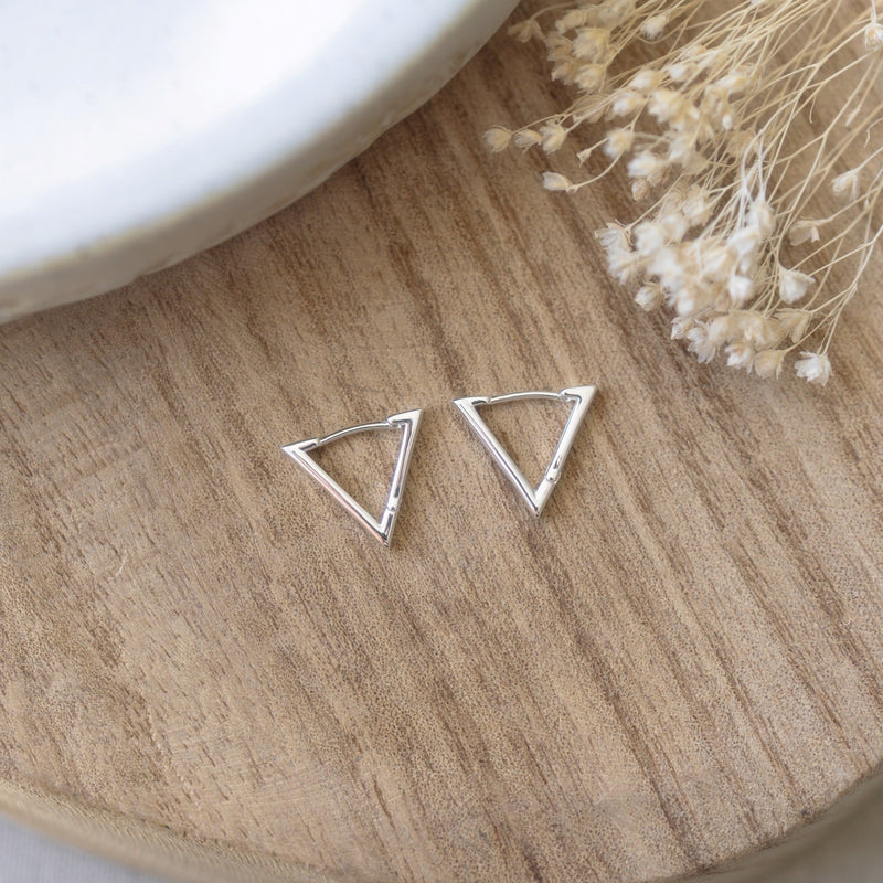 Triad Hoops | Silver