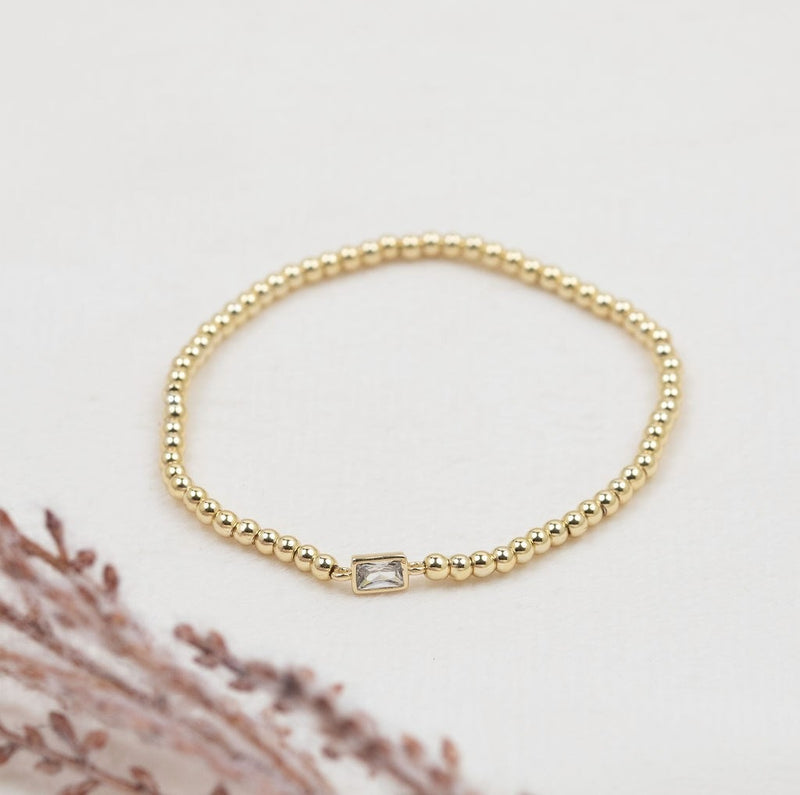 Twinkle Bracelet | Gold/Clear