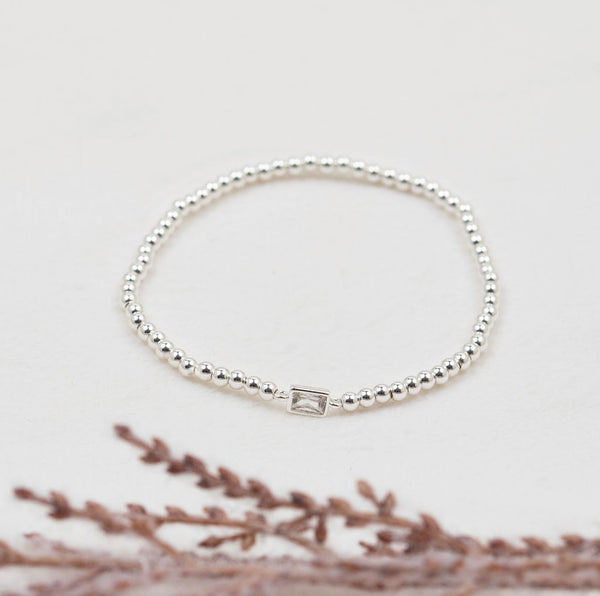 Twinkle Bracelet | Silver/Clear