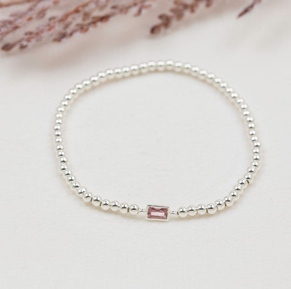 Twinkle Bracelet | Silver/Pink