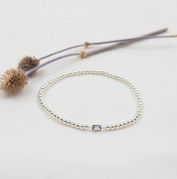 Twinkle Bracelet | Silver/Purple