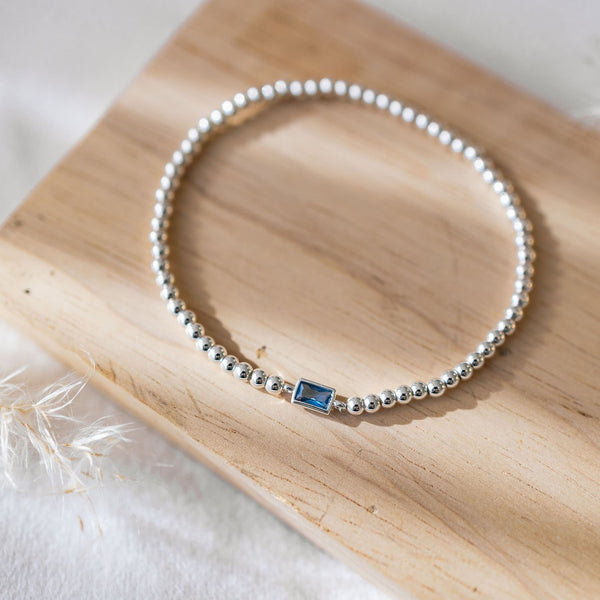 Twinkle Bracelet | Silver/Sky Blue