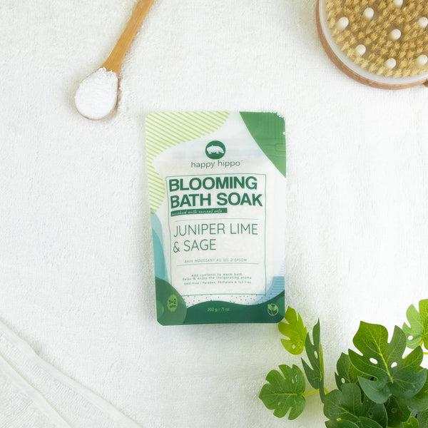 Small Blooming Bath Soak | Juniper Lime & Sage