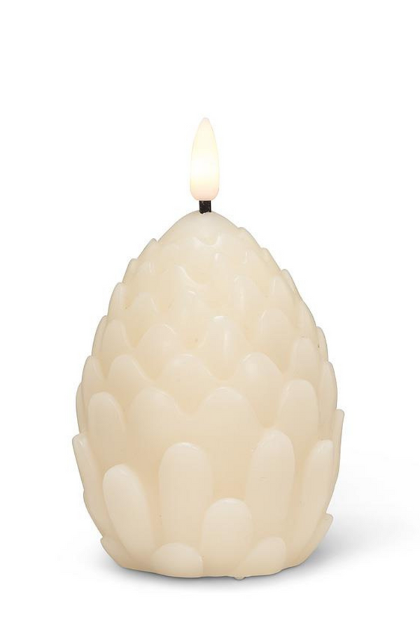 LED Pinecone Candle | Small