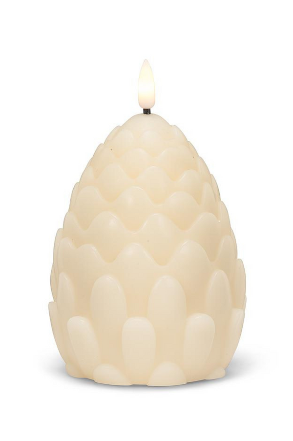 LED Pinecone Candle | Large