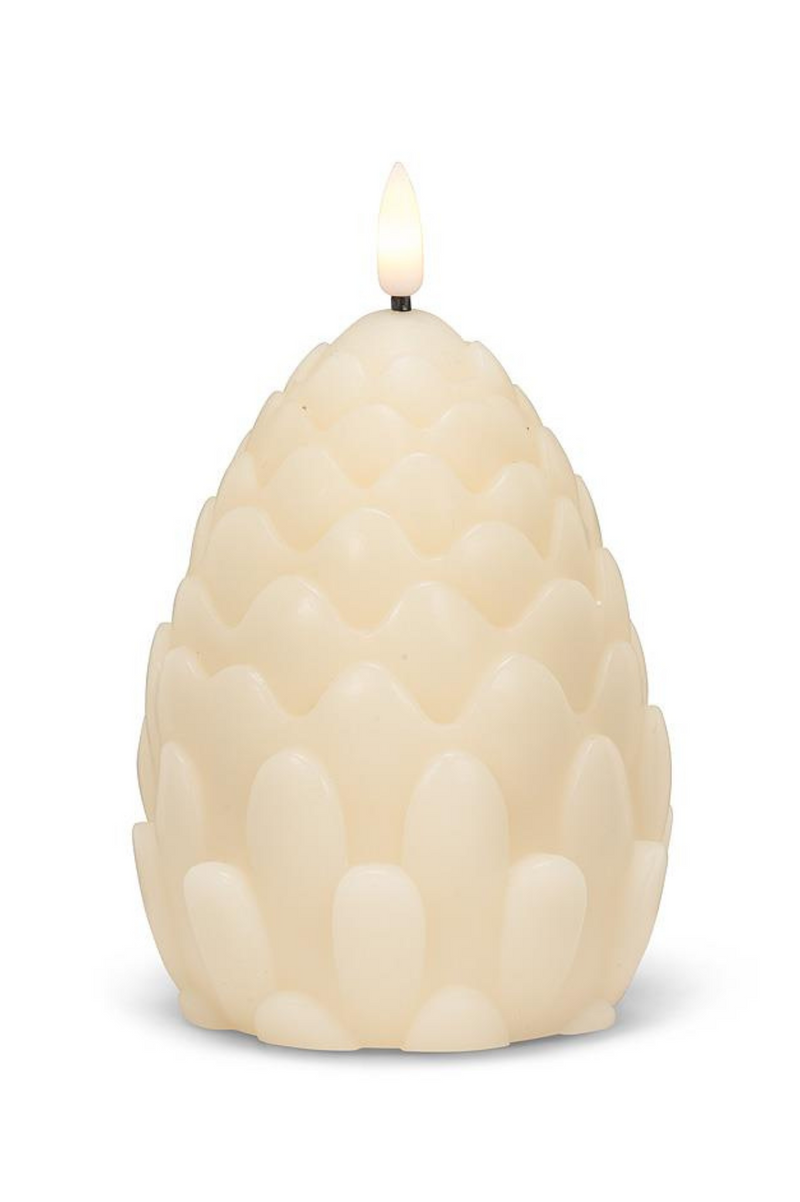 LED Pinecone Candle | Large