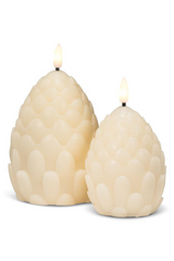 LED Pinecone Candle | Large