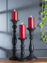 LED Pillar Candle 3x5 | Red