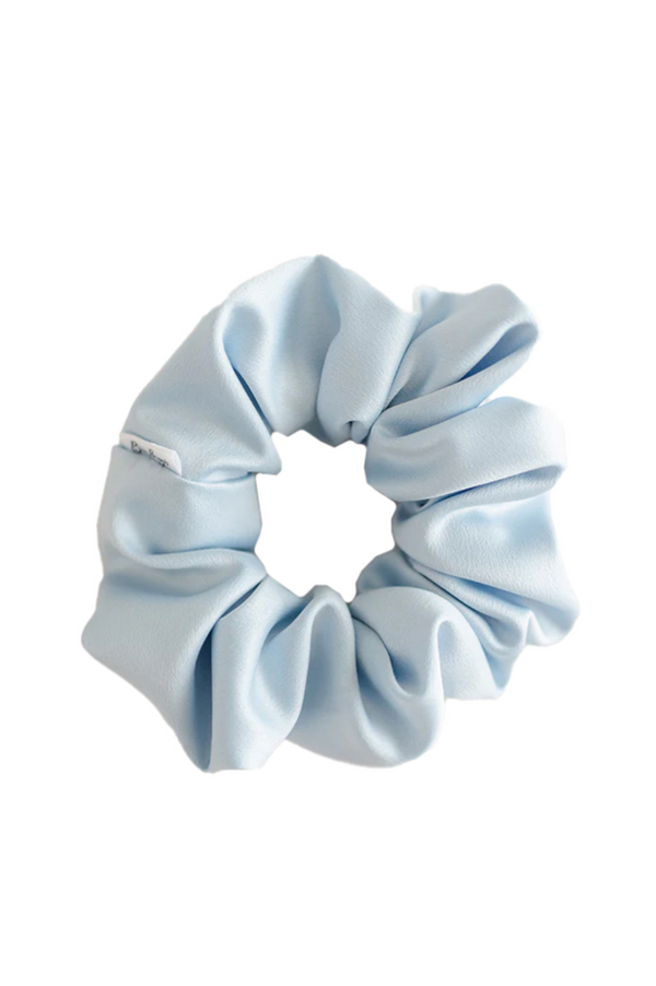 Barbays Satin Scrunchie | Bombay Sapphire Satin