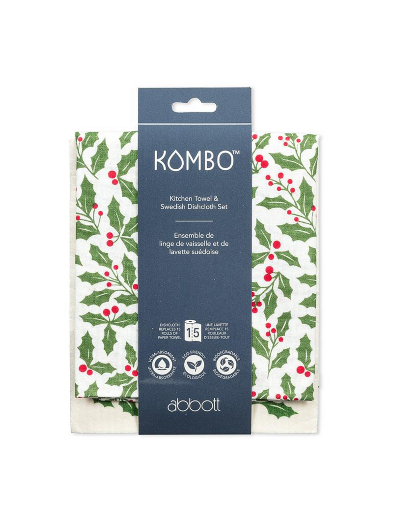 Dishcloth & Towel Set | Holly