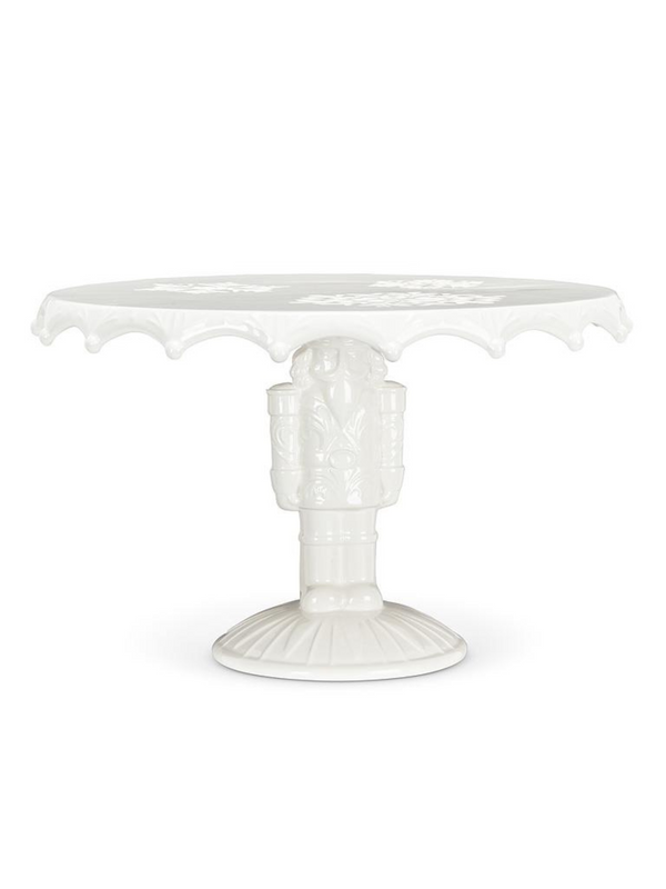 Nutcracker Pedestal Cake Plate | Large